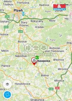 Prodej pozemku k bydlení, 800 m², Kasejovice - 7