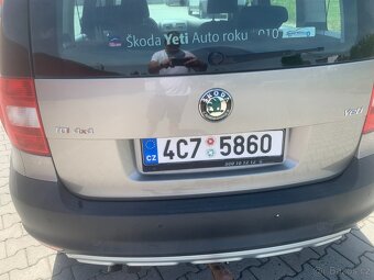 Škoda Yeti 4x4 2.0Tdi 103kw 1. Majitel nové v CR, TOP STAV - 7