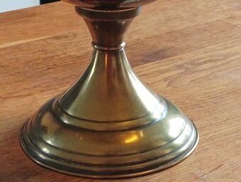STAROŽITNÁ ART DECO PETROLEJOVÁ LAMPA GAUDARD, 20.–30. LÉTA - 7