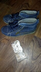 DŽÍNOVÉ SVÍTÍCÍ LED BOTY vel.36 - 7