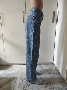Džíny H&M s vyšším pasem vel. 32/160 - 7