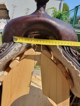 Westernové sedlo krátké – 60 cm - pro juniora či ženu - 7