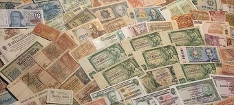 Mega obří konvolut bankovek po sběrateli 434ks - 7