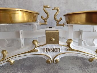 Staré 5kg dvoumiskové váhy KAMOR po renovaci. - 7