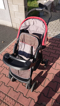 Kočárek s autosedačkou a fusakem - dvojkombinace - 7
