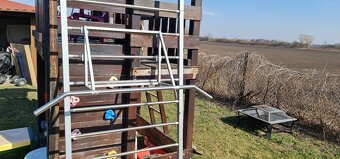 Kovove žebřiny včetně adapteru na přítahy - 7