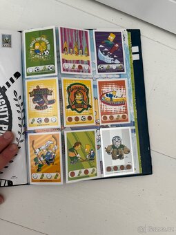 simpsons, zberatelske kartičky vsechny + album - 7