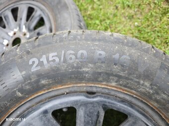 Hybridní disky 5x112 r16 6.5J ET 41 215/60 letní - 7