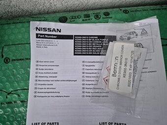 exteriérový styling kit (dekorační kit) chrom Nissan Micra ( - 7