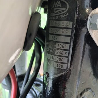 Jawa 250 559 panelka s TP a STK. - 7