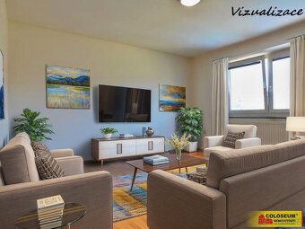 Hustopeče, byt OV 2+1, výhled do zeleně, krbová kamna, po re - 7