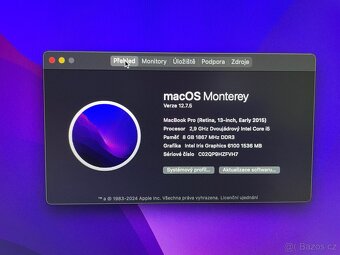 MacBook Pro 13” – plně funkční, vadný displej a baterie - 7