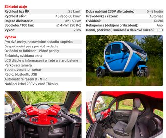 Celokapotovaná Tříkolka ELBLESK - 7