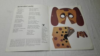 Plastické vystřihovánky Karnevalové masky - 7