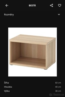 Policové díly BESTA Ikea - 7