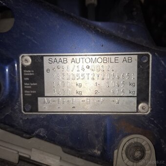 Saad 93 2.0 t s 2000 - 7