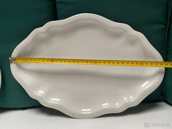 Sada porcelánových táců / podnosů – 5 ks, různé tvary a veli - 7