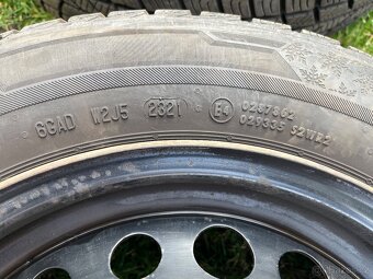 Prodám zimní komplety 185/65 R15 Barum Polaris 5  + plechové - 7