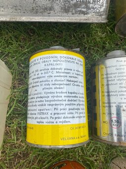 plechovka od oleje stará plechovka olej benzina retro moto - 7