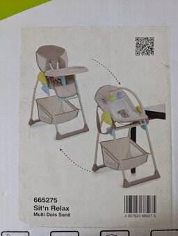 Dětská židlička Hauck Sit´n Relax 2v1 - 7