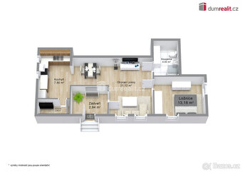 Prodej apartmánu 2+kk ve Pstruží přímo u lanovky skiareálu P - 7