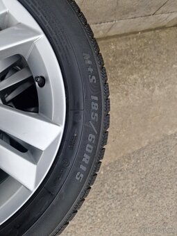 185/60/16 Originál alu kola Škoda Rapid 5x100 - 7