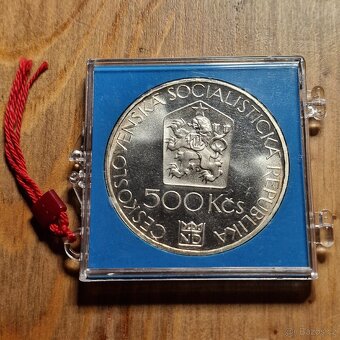 RRStříbrná 500 Kčs 1983 - Národní Divadlo - PROOF,2.034ks - 7