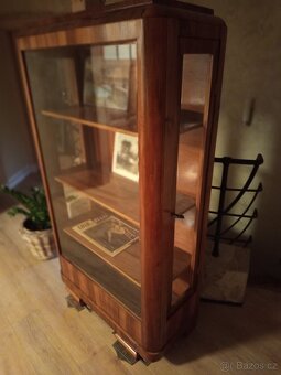 Starožitná vitrína Art Deco - 7