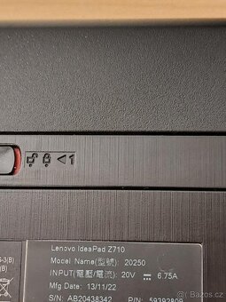 Notebook Lenovo IdeaPad Z710 17.3 SSD i7 Čtyřjádro - 7