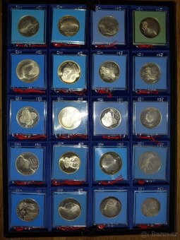 Komplet(94ks) sada stříbrných mincí ČSL - Proof 1954-1993 - 7