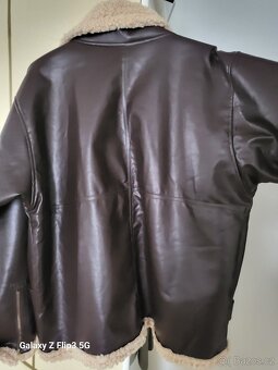 PILOTKA kožená zimní bunda vl. XL unisex - 7