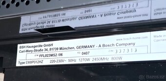 Mikrovlnná trouba Bosch FFL023MS2 - 7