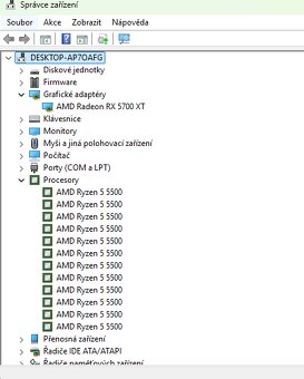 Herní PC - RX 5700XT, Ryzen 5 5500 - 7