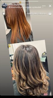 Kadeřnice, prodloužení vlasů keratin, kanekalon - 7
