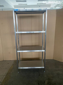 Nerezový regál 4 policový 85x40x180cm - 7