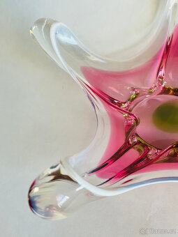 Mísa 33 cm, hutní sklo, Josef Hospodka Chřibská - 7