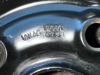 Rezerva 16" 1K0601027S 31,5Jx16 H2 ET25,5 pneu 125/70/R16 - 7