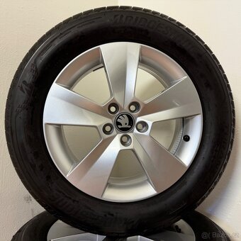 ŠKODA KAMIQ 5x100 R16 ET38+LETNÍ 205/60R16 6,5mm - 7