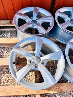 5x112 R16. originál alu sada Audi A6 4G model 2015 TOP STAV - 7