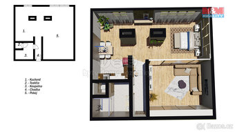 Prodej bytu 1+kk, 59 m², Plzeň, ul. Veleslavínova - 7