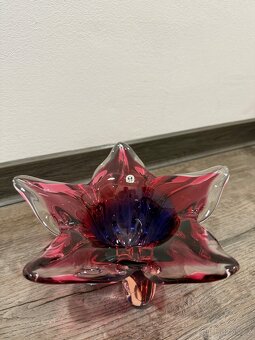 Stará skleněná mísa z hutního skla. J. Hospodka - 7