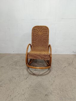 Proutěné houpací křeslo - 7