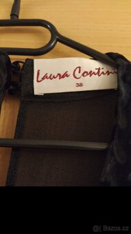 Černé společenské šaty značka Laura Contini - 7