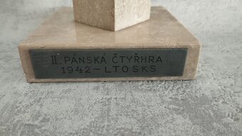 Krásná stará sportovní tenisová cena z roku 1942 - 7