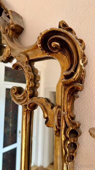 Art deco zrcadlo se stolkem s mramorem ✔️ - 7