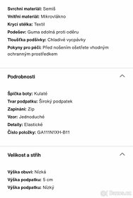Gabor dámská kožená obuv vel. 42 SLEVA 50% - 7