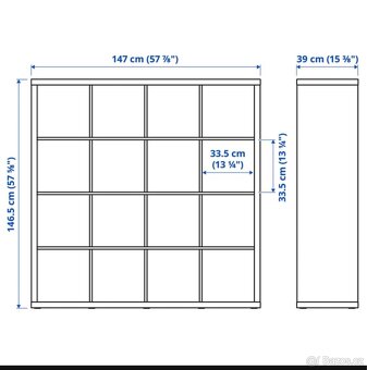 IKEA KALLAX 4x4 policovy dil - 7