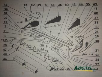 používaná část sekačky TERA VARRI - AGROZET Jičín - 7