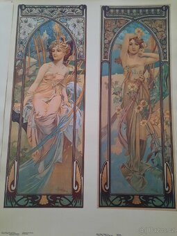 Alfons Mucha - plakáty 42x 60 cm v deskách - 7