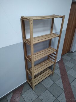 REGÁL DŘEVĚNÝ HEZKÝ STAV - 7